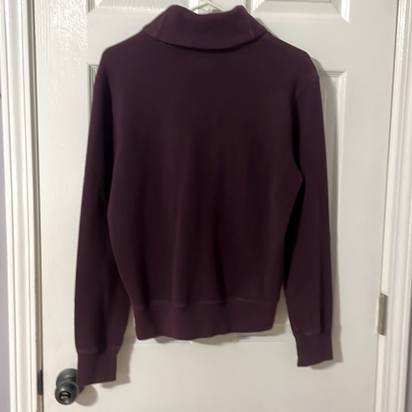 Polo By Ralph Lauren Mens Maroon Shawl Collar Pullover - Picture 4 of 7
